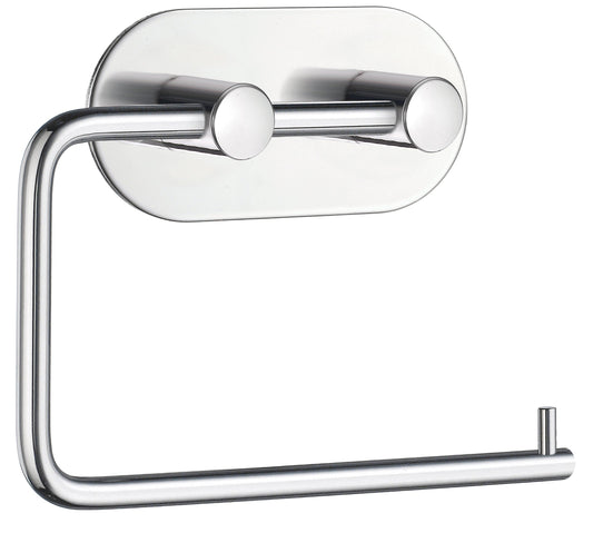 Toilettenpapierhalter Chrom BK1097 - selbstklebend, ohne Deckel Retourenware