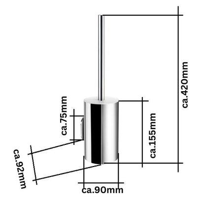 DOT - WC-Bürstengarnitur Chrom TK332