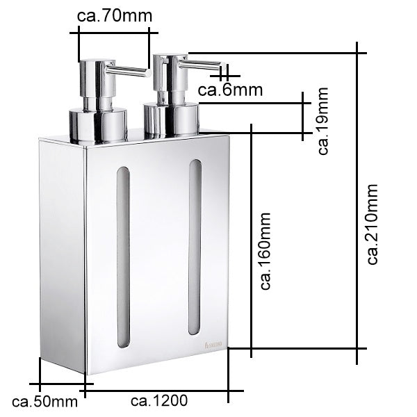 Outline Seifenspender Chrom FK 258