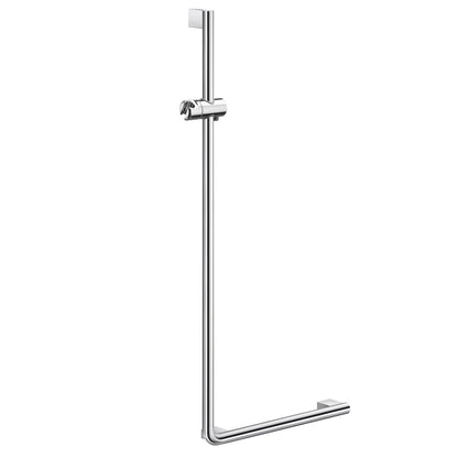 Living - L förmiger Haltegriff mit Brauseschlauchhalter Chrom FK814 Retourenware