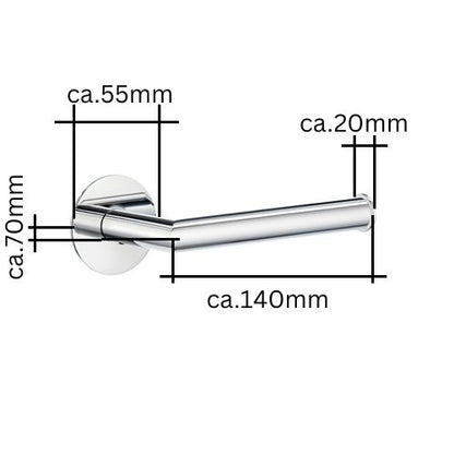 DOT - Toilettenpapierhalter Chrom TK3411
