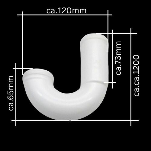 Raumspar-Sifon für Waschtisch 1 1/4 x 32mm