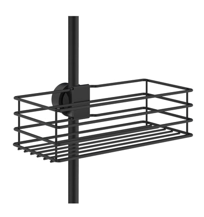 Beslagsboden - Duschkorb Schwarz BB1206 für Brausestangen Retourenware