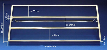 Handtuchablage mit Stange Chrom 00919-A03