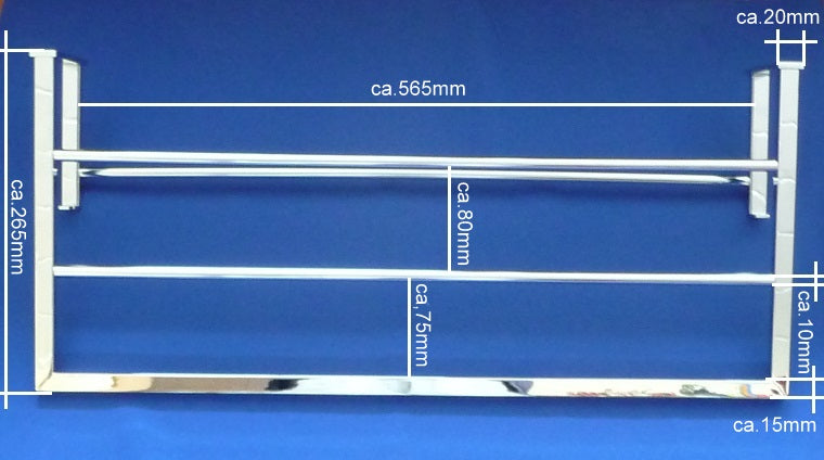 Handtuchablage Chrom 918-A03