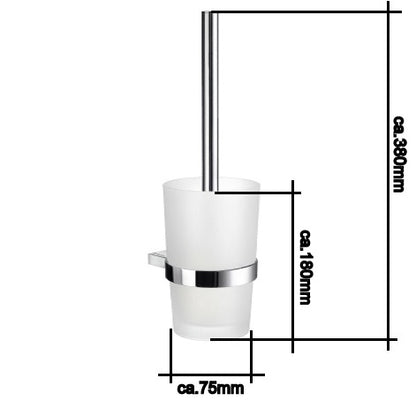 AIR - WC-Bürstengarnitur Chrom AK333