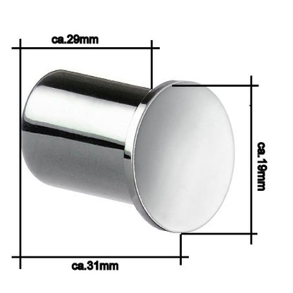 AIR - 1er Haken Chrom AK3455 (2 Stück)
