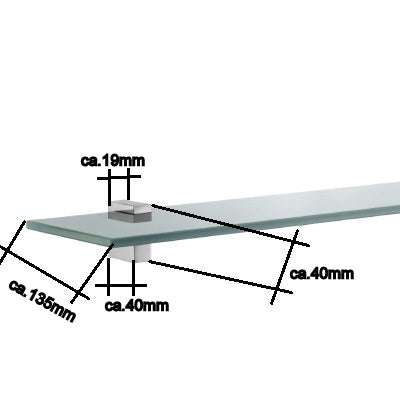 AIR - Badezimmerkonsole Chrom AK347