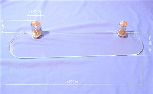 Cobalt - Badezimmerkonsole Chrom Retourenware/Auslauf-Modell