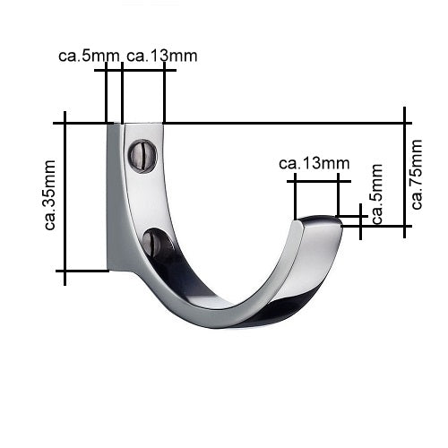 Haken Chrom BK1030 Auslauf-Modell