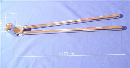 Cobalt - 2tlg Handtuchhalter Chrom Retourenware/Auslauf-Modell