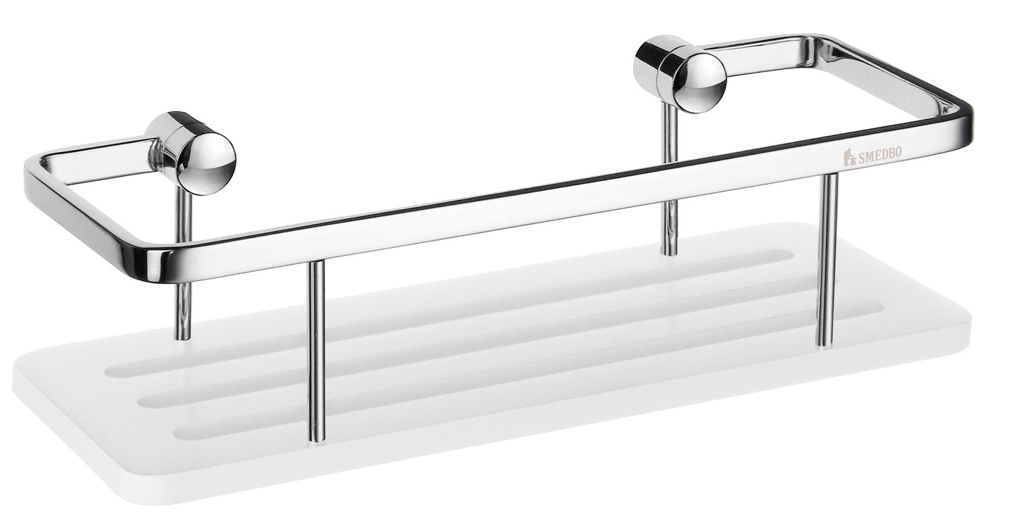 Sideline - Seifenkorb Chrom / Weiß DK 3004 Retourenware
