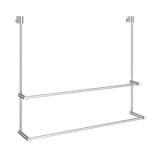 Sideline - Doppelhandtuchhalter für Glasduschwand Chrom DK 3102 Retourenware