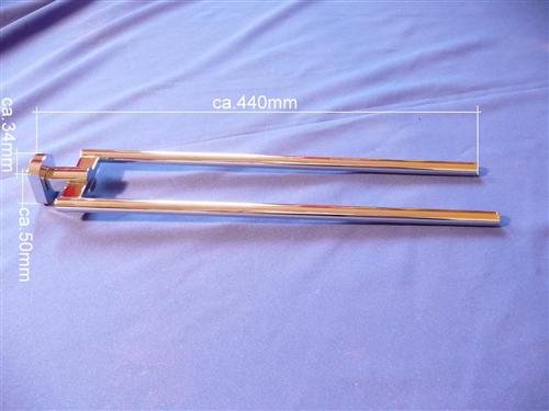 Topas - 2tlg Handtuchhalter Chrom Retourenware/Auslauf-Modell