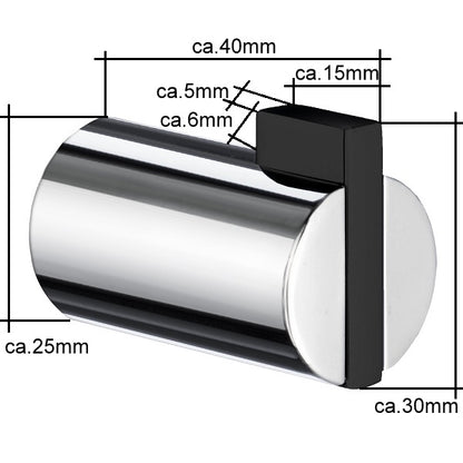 Life - Handtuchhaken Chrom GB110 (2Stück) Auslauf-Modell