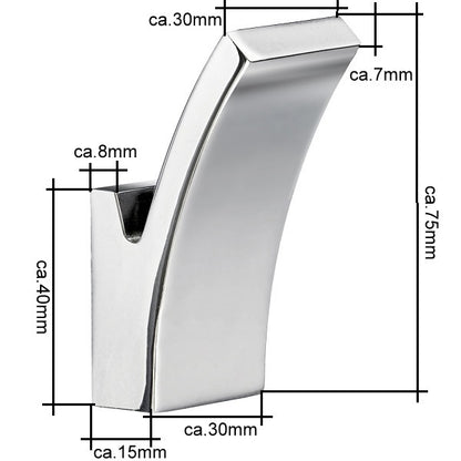 Life - Handtuchhaken Chrom GK140 (2 Stück) Auslauf-Modell