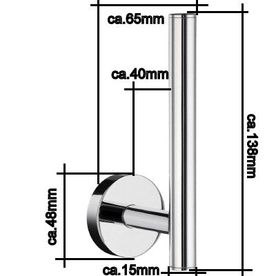 Home - Reservepapierhalter HV320 Messing gebürstet