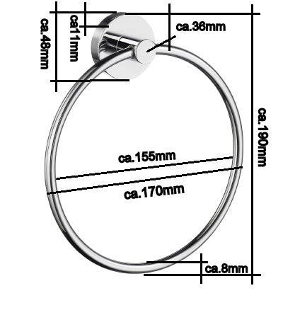 Home - Handtuchring Chrom HK344 Retourenware