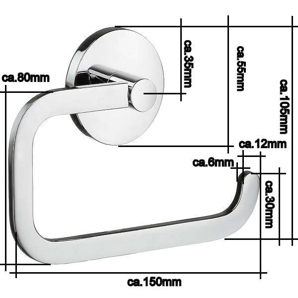 Loft - Toilettenpapierhalter Chrom LK341 Retoureware / Auslauf-Modell