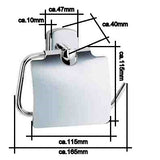 Cabin - Toilettenpapierhalter Mattverchromt CS3414 Retourenware / Auslauf-Modell