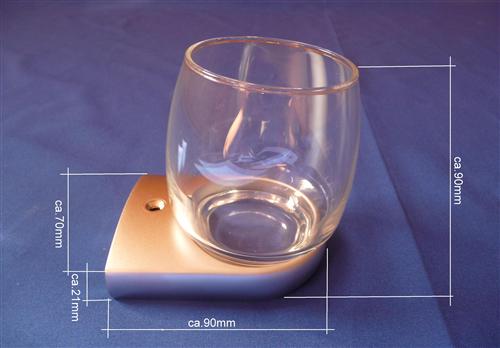 Cosma - Zahnputzbecherhalter mattverchromt Retourenware/Auslauf-Modell