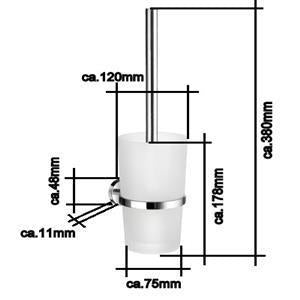 Home - WC-Bürstengarnitur Chrom HK333P Retourenware