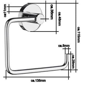Home - Toilettenpapierhalter Schwarz HB341 Retourenware