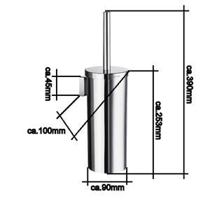 House - WC-Bürstengarnitur Mattverchromt RS332 Retourenware