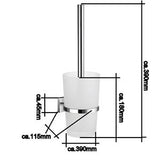 House - WC-Bürstengarnitur Messing poliert RV333P