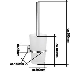 House - WC-Bürstengarnitur Messing poliert RV333P Retourenware