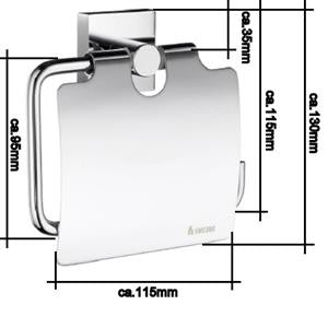 House - Toilettenpapierhalter mit Deckel Chrom RK3414 Retourenware