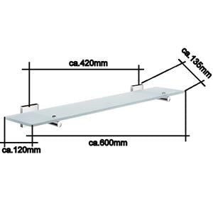 House - Badezimmerkonsole Mattverchromt RS347