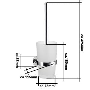 Time- WC-Bürstengarnitur Chrom YK333 Retourenware